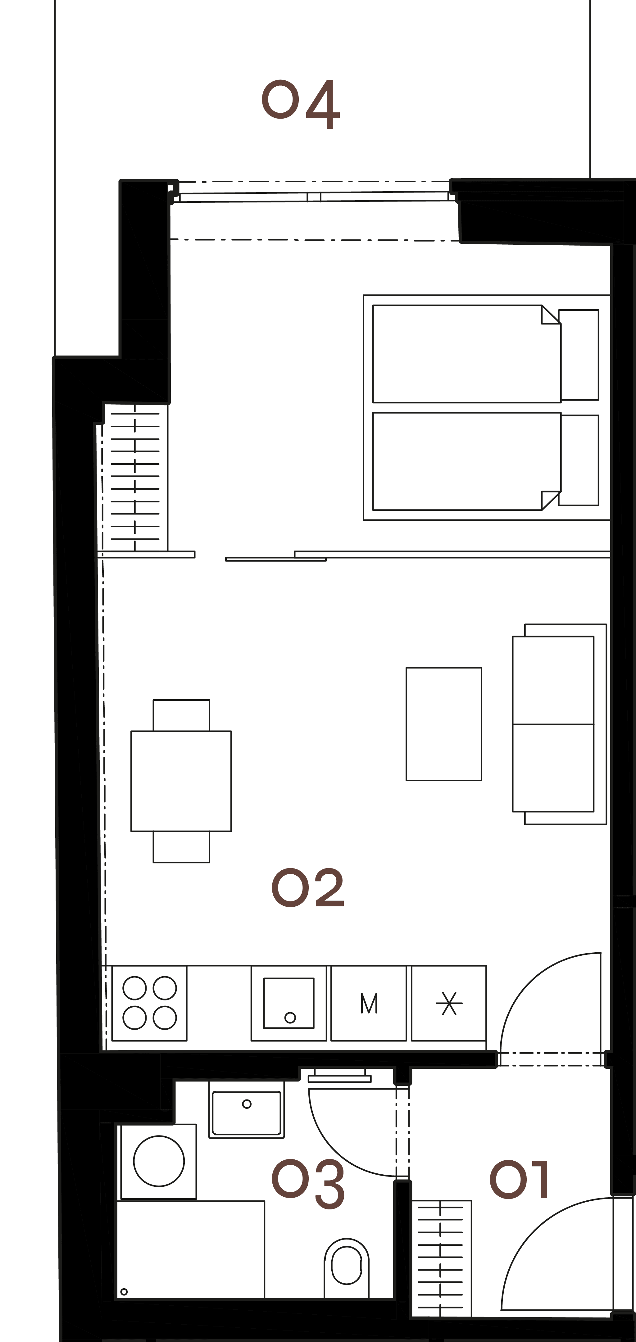 Půdorys – Byt S.03