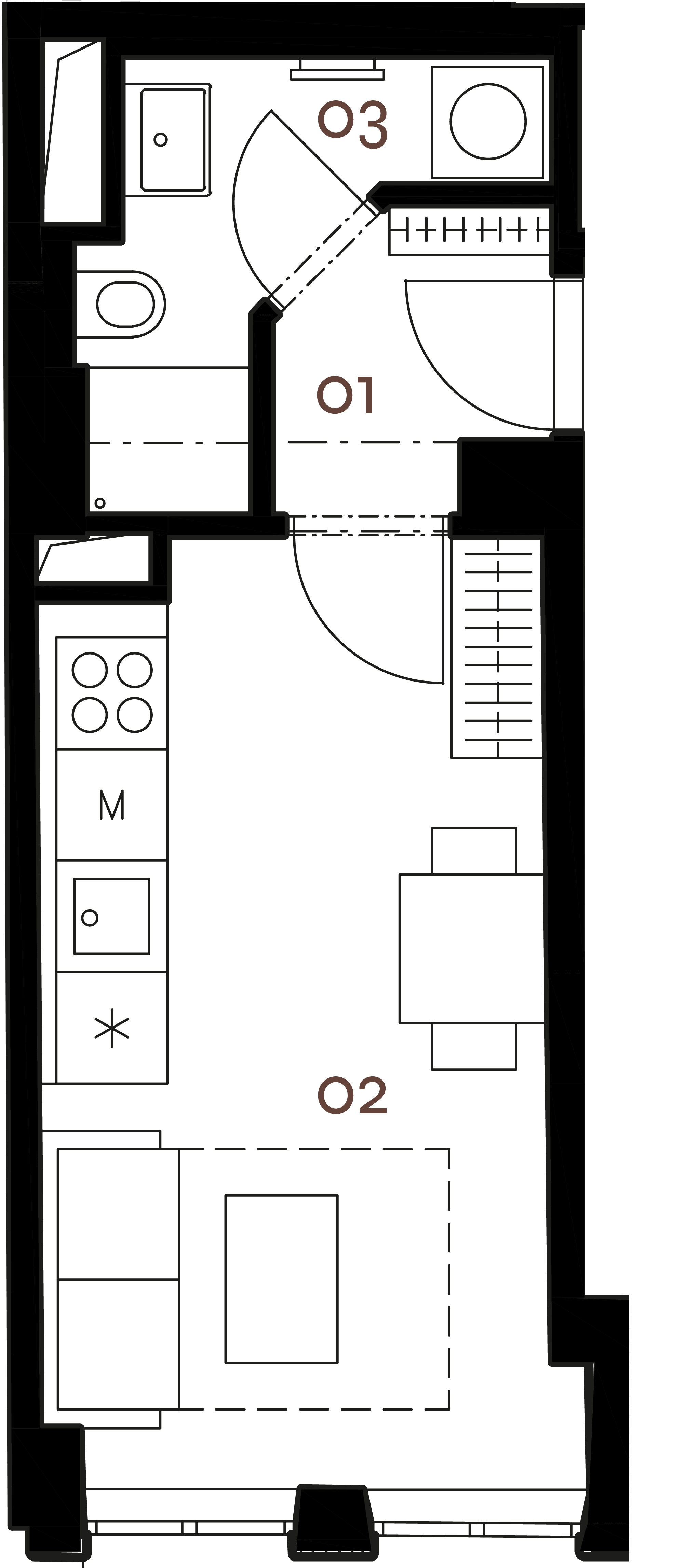 Půdorys – Byt 1.05