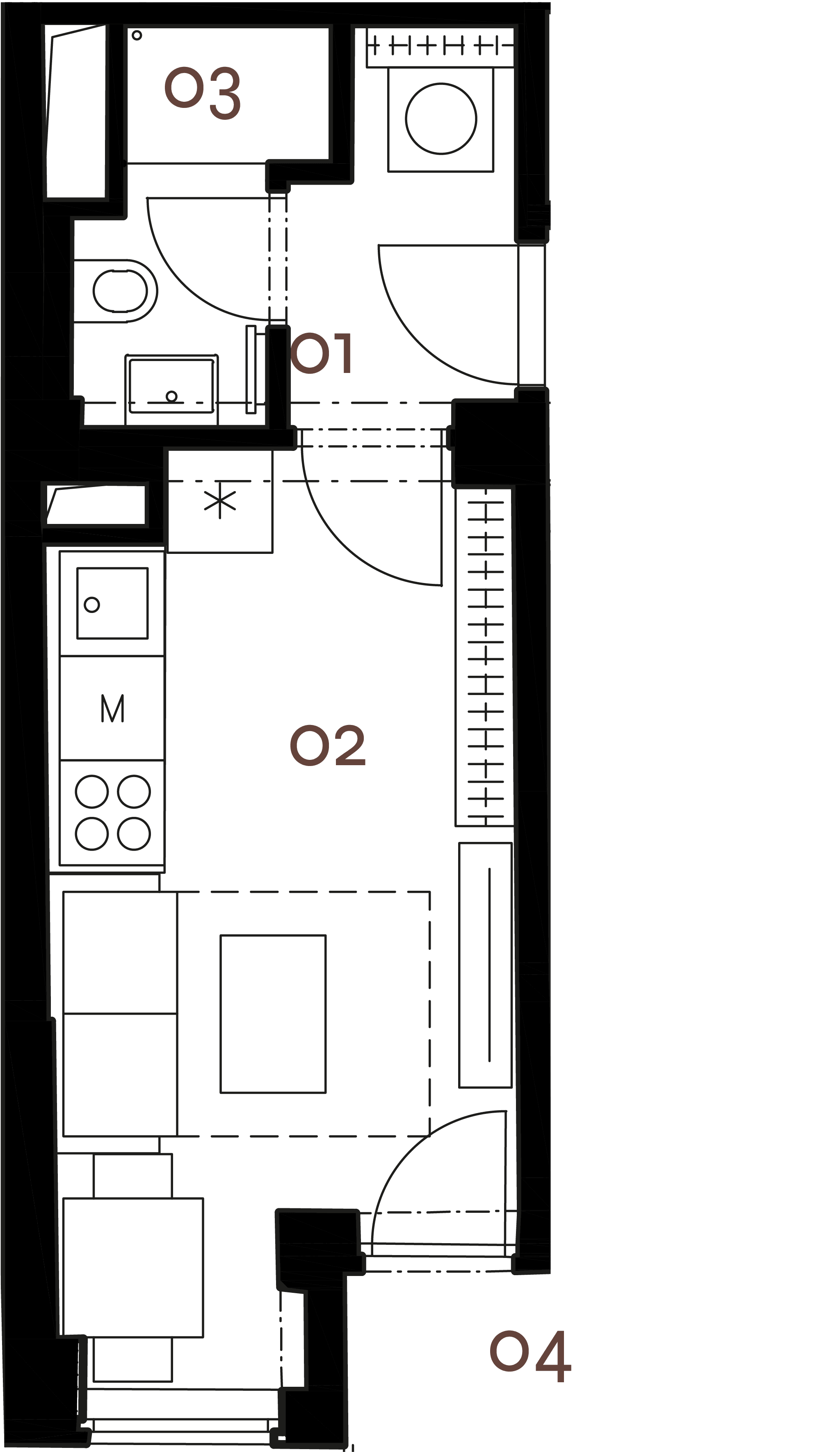 Půdorys – Byt 2.05