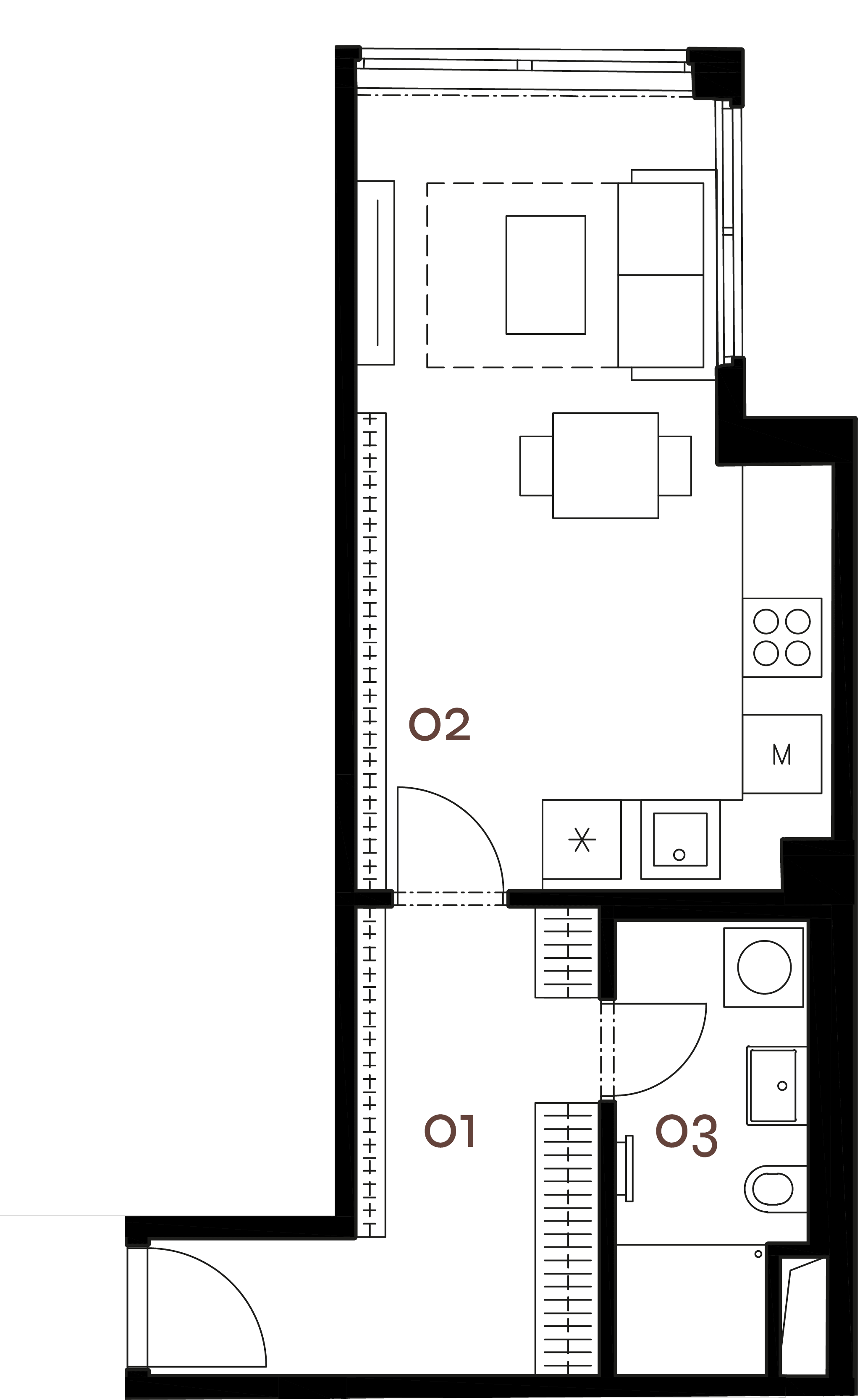 Půdorys – Byt 4.02