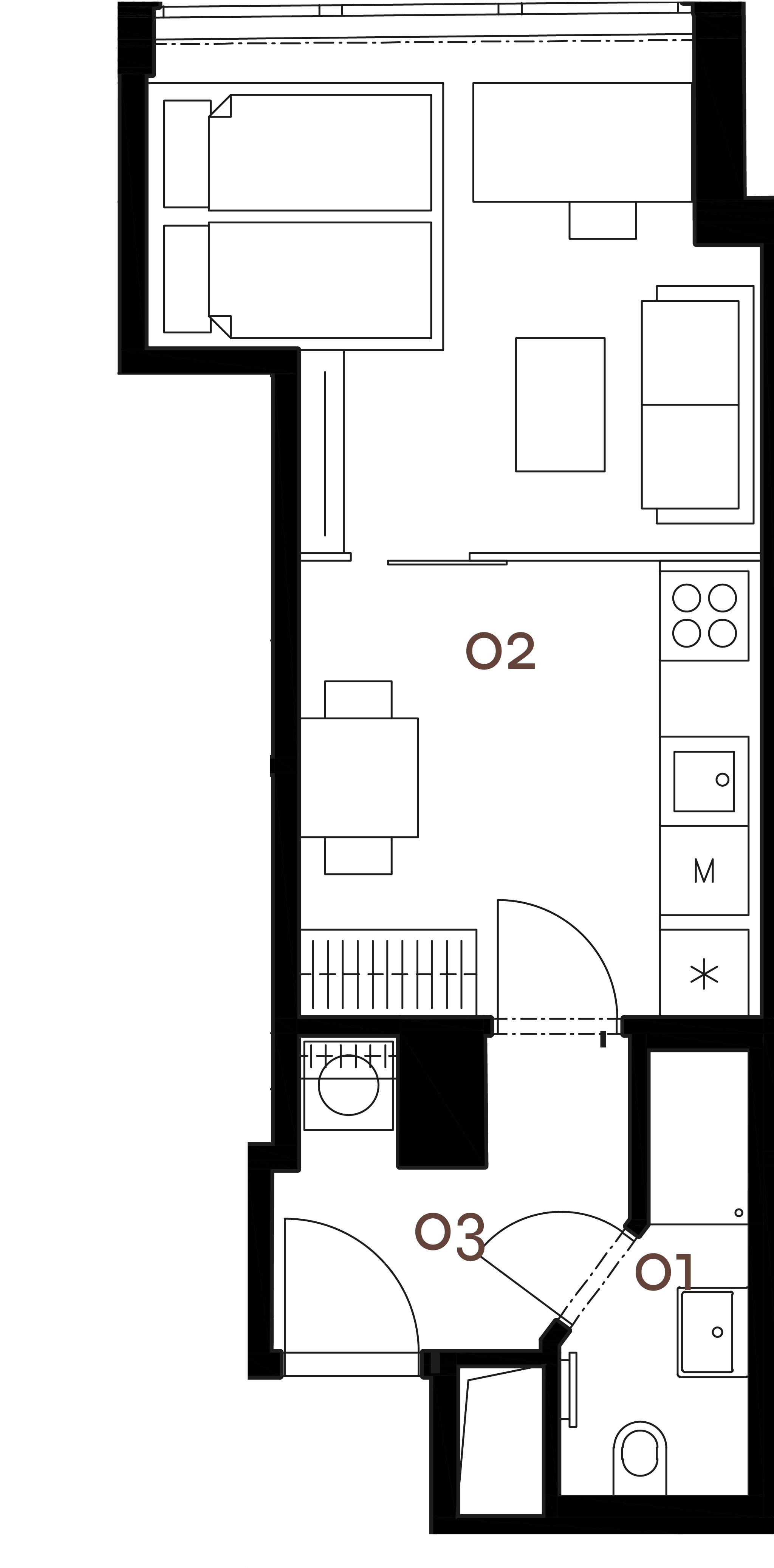 Půdorys – Byt 4.03